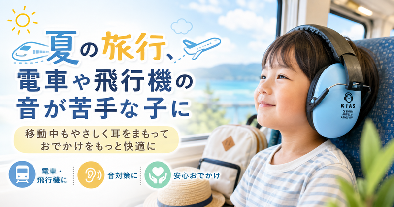 電車の中で防音イヤーマフを着けた女の子